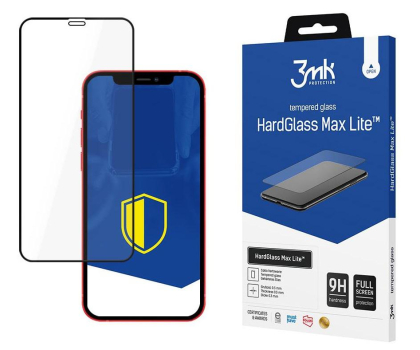 Szkło i folia ochronna 3mk Szkło HardGlass Max Lite do iPhone 12/12 Pro